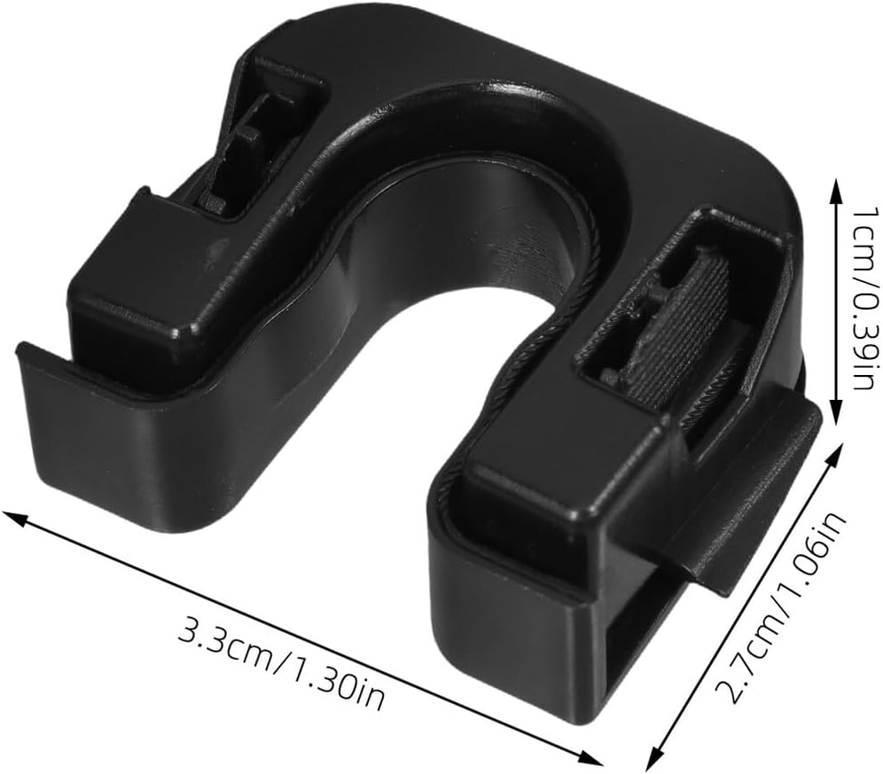 2Pcs PE Rear Parcel Shelf Clip Brackets Compatible with Ford SUV Car Interior Pivot Mount Cargo Hook Clip Set for Secure Luggage Transport and Roof Rack Support image number 1