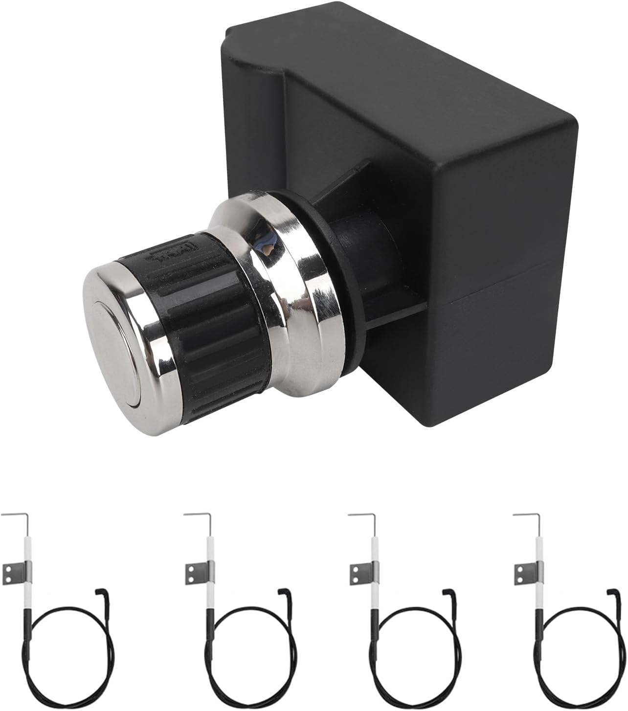 BBQ Future 4 Outlets Spark Generator Grill Igniter with Wire Replacement Kit for Nexgrill Home Depot 720-0830H 720-0830D 720-0958A and Most Nexgrill Grill, Tact Push Button Pulse Electrode Ignition image number 5