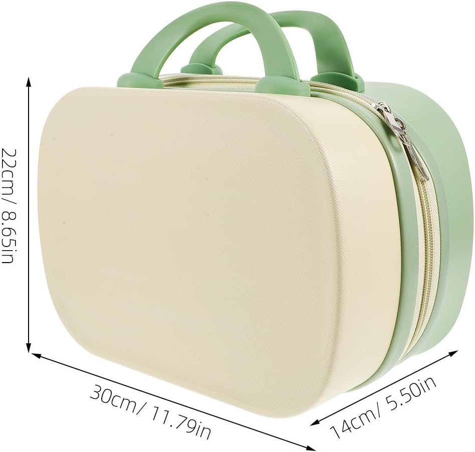 HOOTNEE Portable Makeup Organizer Bag Hard Shell Cosmetic Case with Large Capacity for Travel and Home Use Shock-Resistant Makeup Storage for Women image number 5