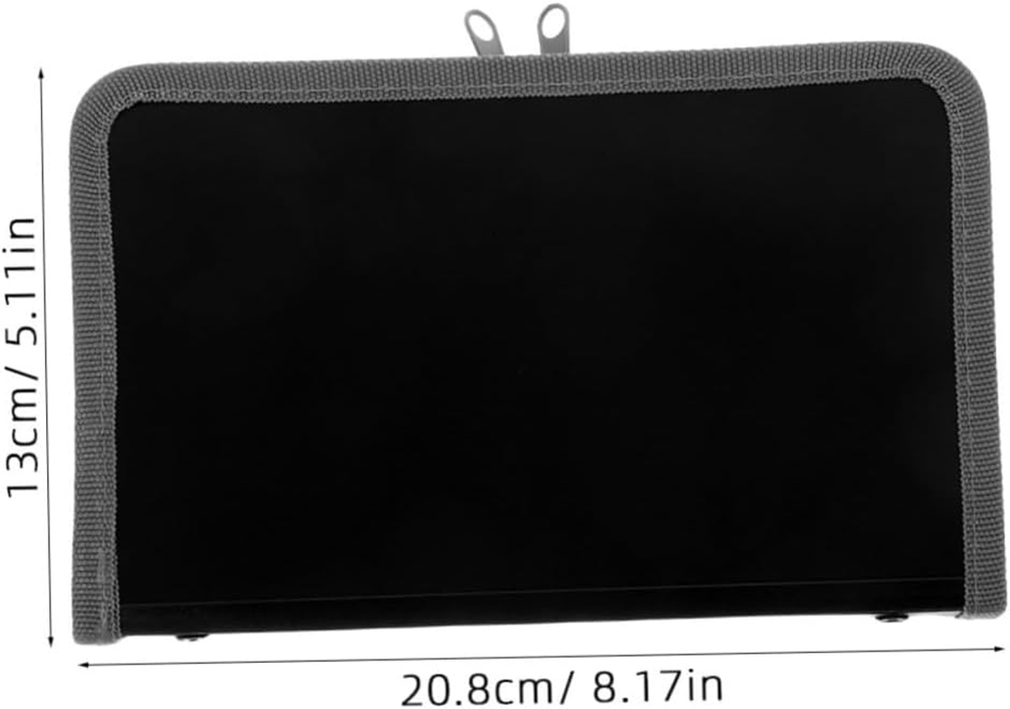 ROMISBABA Bill Accordion Bag Mini Zipper File Folder Multi-Layer Organizer for Business Travel image number 1