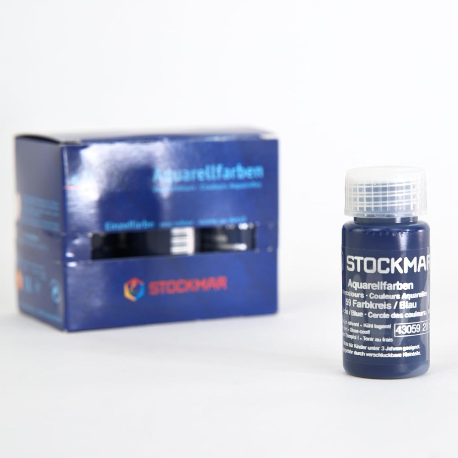 Stockmar Circle Watercolor Paint, Blue, 20 Ml