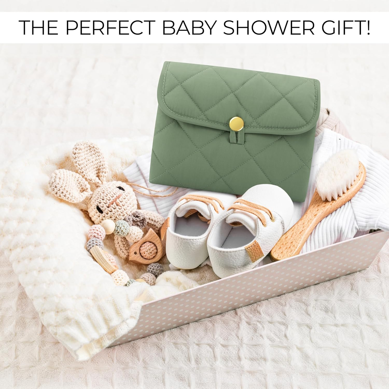 Portable Diaper Changing Pad - Soft and Easy to Clean Diaper Changing Mat for Babies - the Perfect Lightweight and Foldable Pad for Traveling image number 3