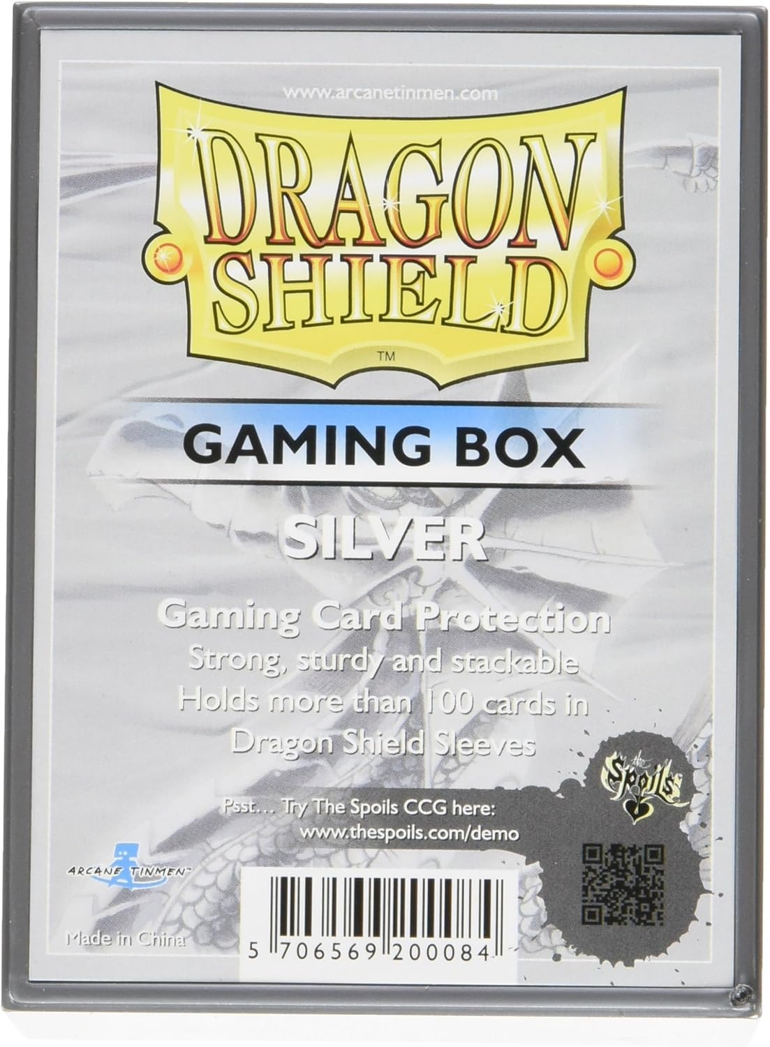 Dragon Shield ART20008 Arcane Tinmen Gaming Box, Silver image number 2