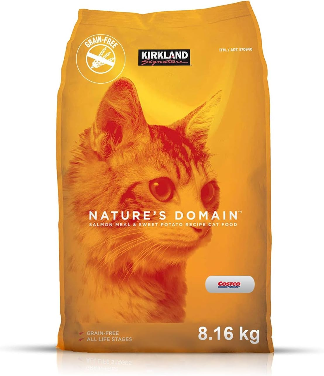 Kirkland Signature Nature'S Domain Salmon & Sweet Potato Cat Food 2 X 8.16Kg image number 5