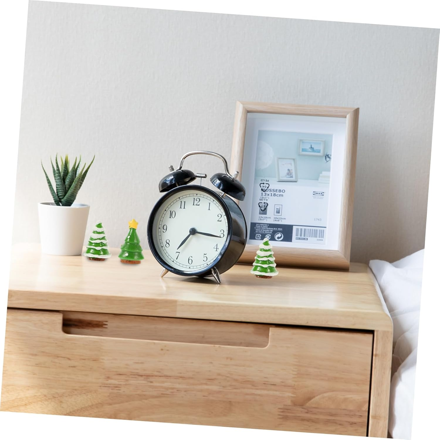 12Pcs Mini Christmas Tree Decor Artificial Xmas Tree Holiday Decoration for Cozy Home Family Gatherings and Festive Cheer image number 4