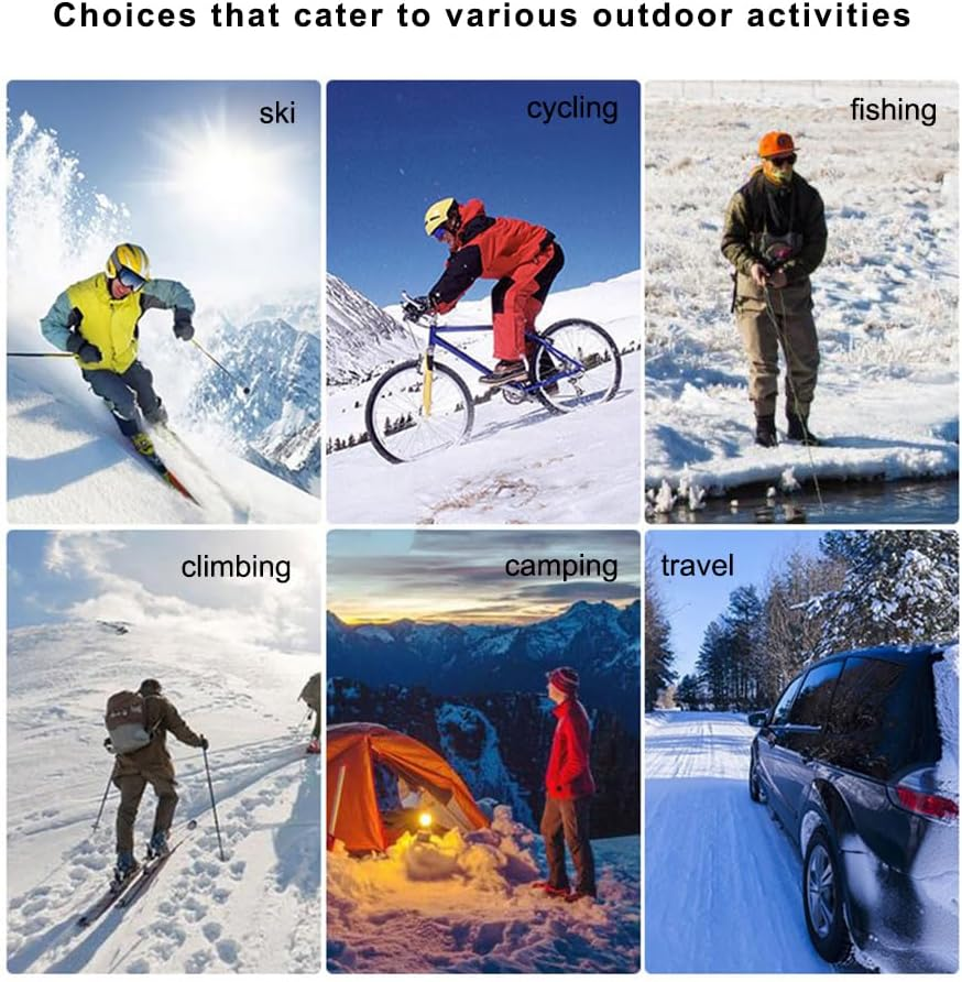 Heated Socks, 5000Mah Rechargeable Heated Socks for Men Women Washable Electric Thermal Warming Socks with Aiwei APP Remote Control for Winter Biking Skiing Outdoors Fishing Camping Cold Weather Red - Red image number 4