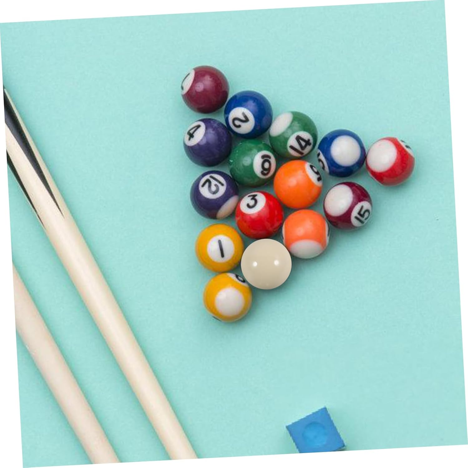 LAPYAPPE Billiard White Ball Pool Balls for Billiards Training Resin Material Replacement image number 1