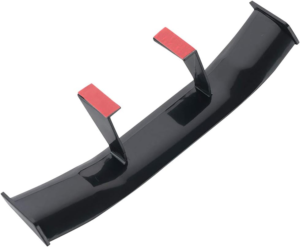 Universal Car Mini Spoiler Wing Small Model Carbon Fiber Auto Car Tail Decoration Spoiler Wing image number 3