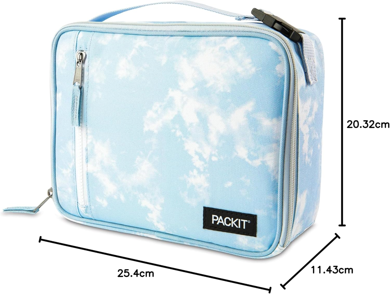 Packit Freezable Classic Lunch Box, Blue Sky - Checked Out image number 2