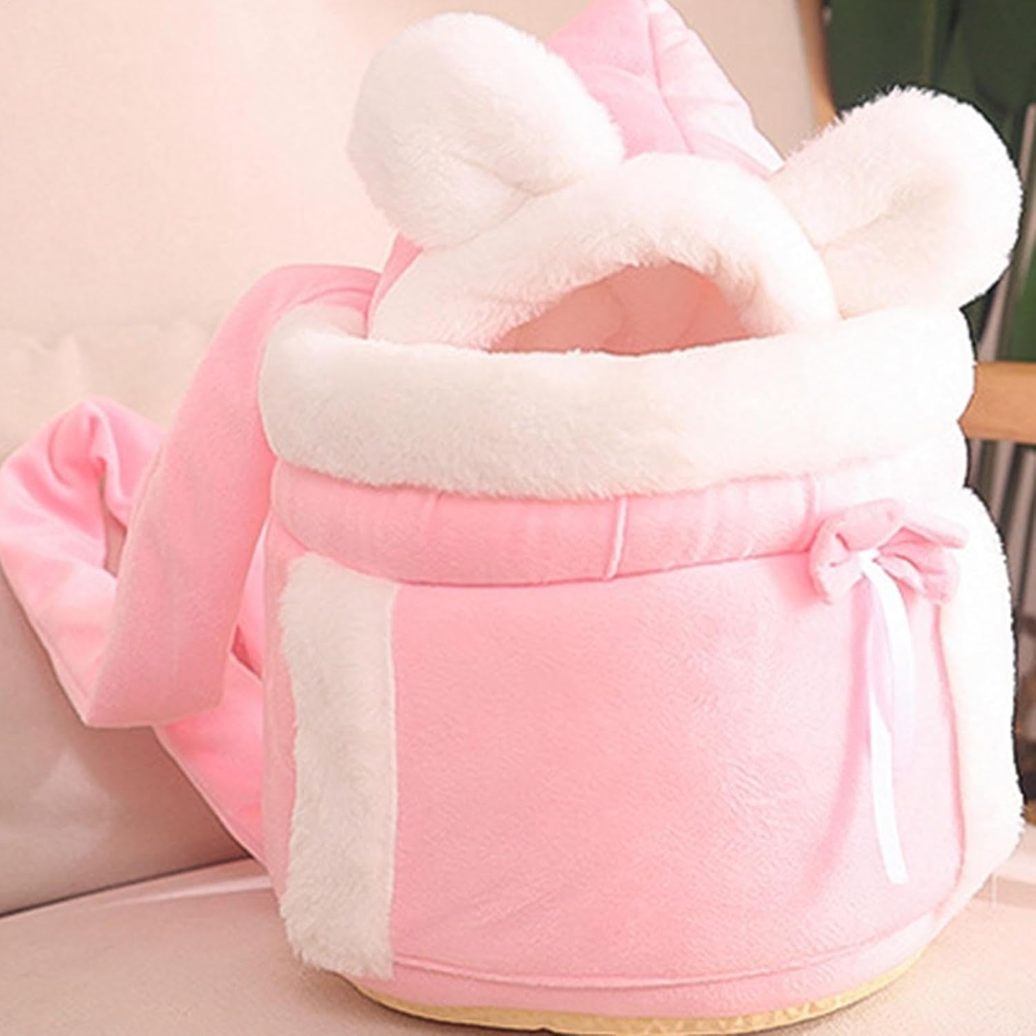 Comfortable Pet Carrier, Adjustable Pet Travel Bag, Cave Travel Bag for Cats, Soft Cat Carrier Bag, Travel Cat Bag, Front Pack Pet Carrier, Comfortable Cat Travel Pack, Portable Cat Carrier Bag, - Grey L image number 3