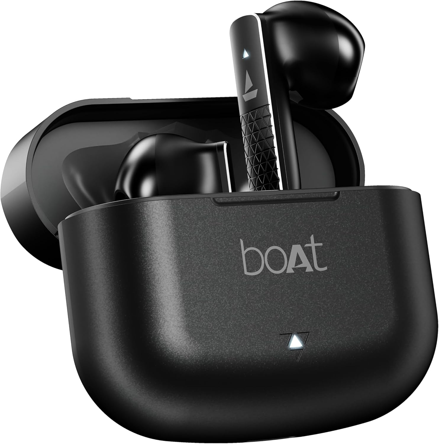 Boat Airdopes 91 Prime, 45HRS Battery, 13 Mm Drivers, Metallic Finish, Low Latency,Enx Tech, Fast Charge, V5.3 Bluetooth TWS in Ear Earbuds Wireless Earphones with Mic (Midnight Black)