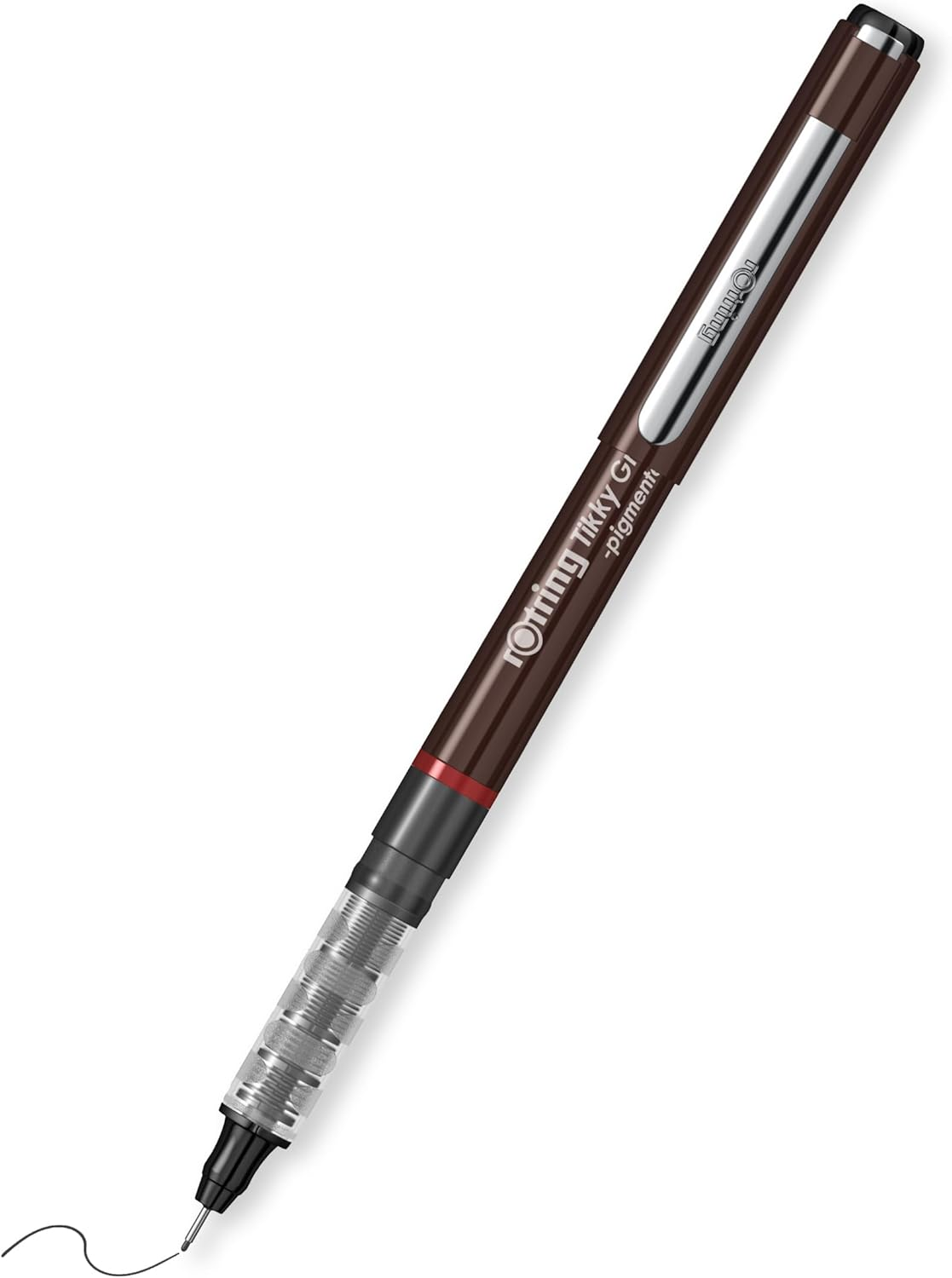 Rotring 0.1Mm, 0.2Mm, 0.3Mm, 0.5Mm, 0.8Mm Line Thickness Tikky Graphic Fineliner with Black Pigmented Lightfast and Water Resistant Ink for Long Life Drawings, Sketching, Non-Refillable, 5 Pen Set image number 3