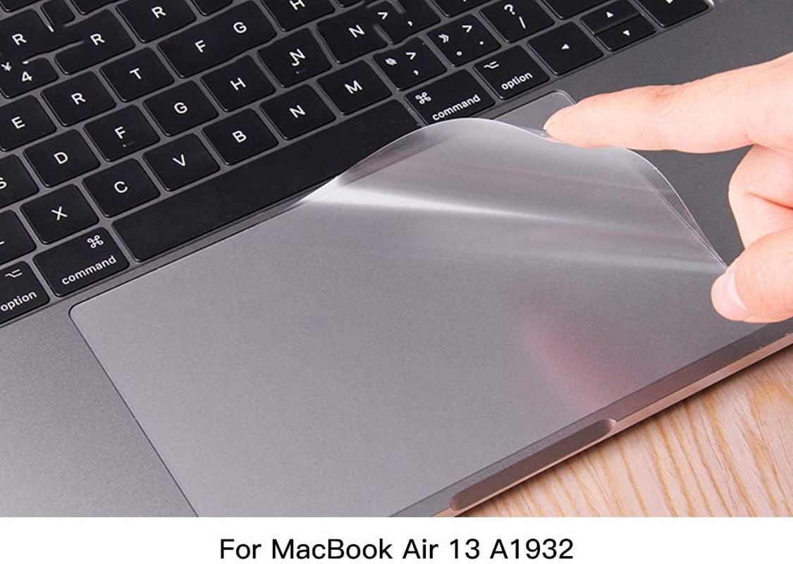 3 Pack Protector Cover Skin for Macbook Air 13.6 Trackpad Protector for 2025 Macbook Air 13.6 Inch Model A3240 A3113 A2681 M4 M3 M2 Chip with Touch ID image number 3