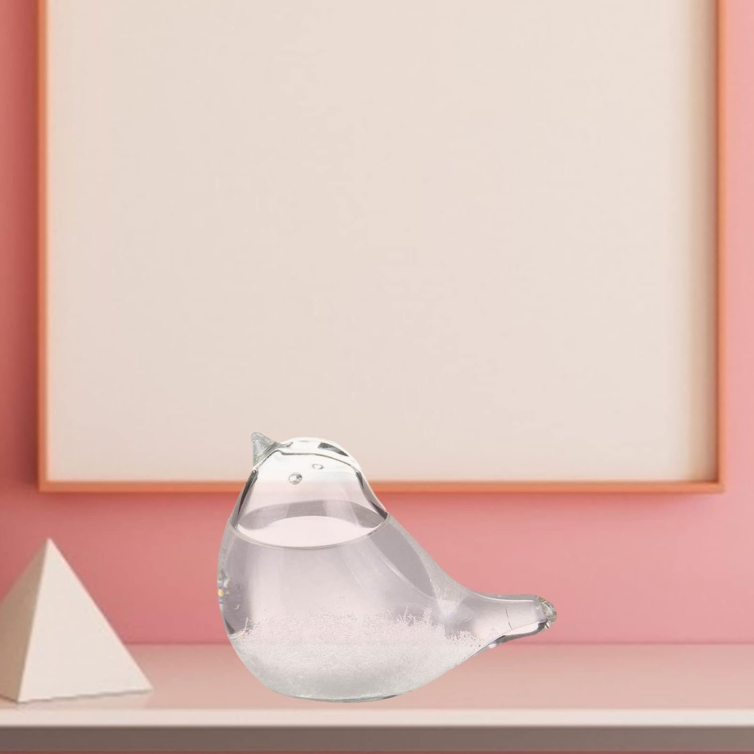 Weather Station Forecaster Decoration Craft, Bird Shape Storm Glass Weather Predictor, Desktop Weather Forecast Bottle Weather Predicting Globe Storm Glass Cloud Forecaster Xifeng - A image number 6
