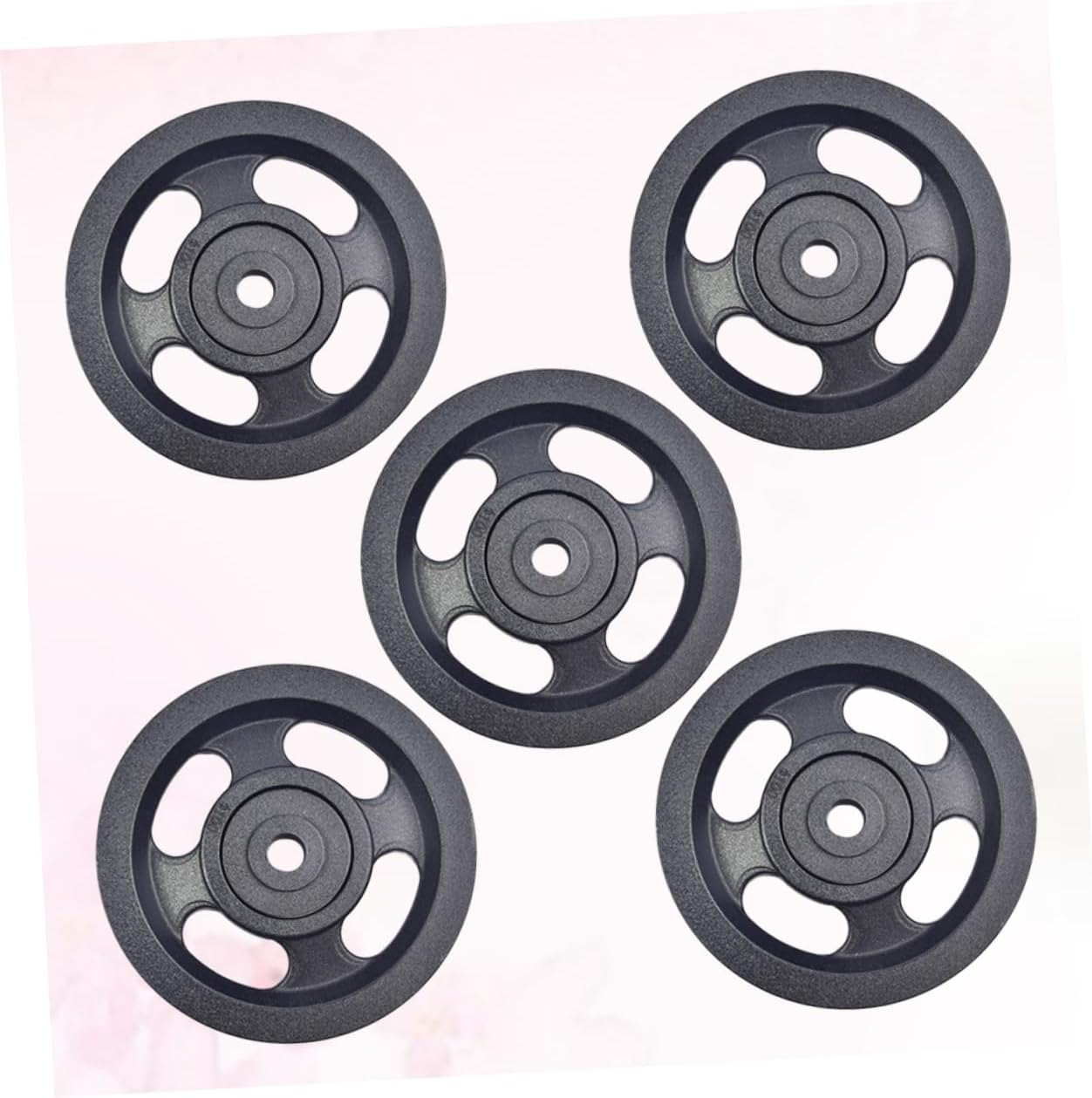 Kisangel Gym Pully Wheel 100Mm Diameter Wearproof Bearing Pulley Replacement Parts 5Pcs for Fitness Equipment Cable System Training and Exercise Machine Accessories image number 5
