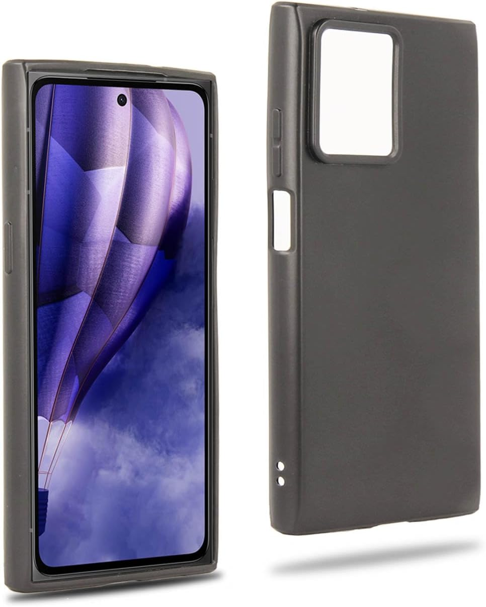 REY Black Silicone TPU Case for HMD Skyline, Mobile Phone Case Premium Scratch-Resistant TPU Transparent Protective Case, Ultra Thin 0.33 Mm image number 2