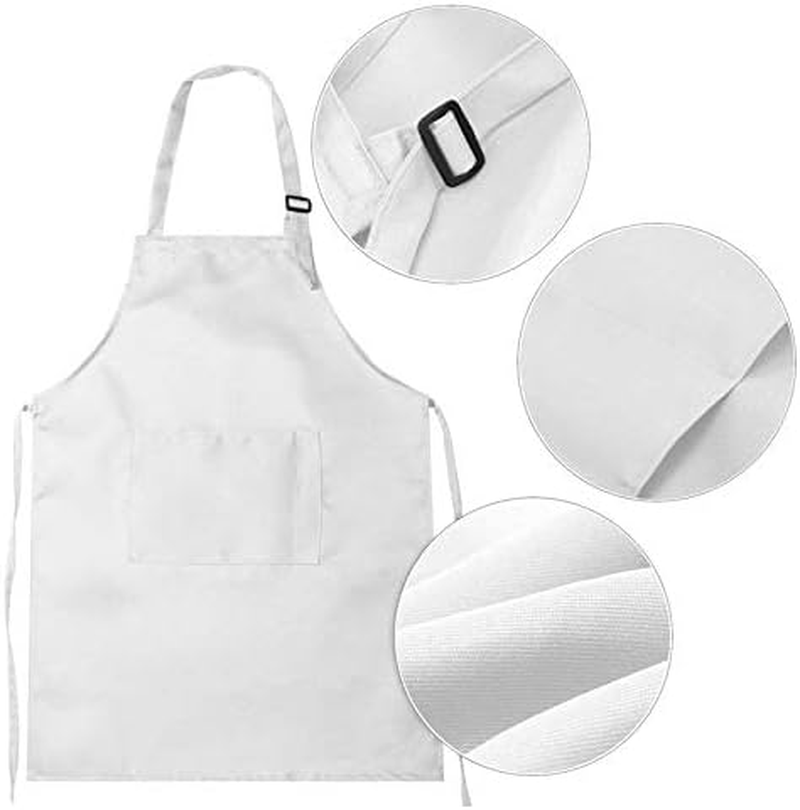 Oidnvay 10-Piece Children'S Apron and Chef Hat Set Adjustable Children'S Kitchen Apron for Cooking and Painting image number 5