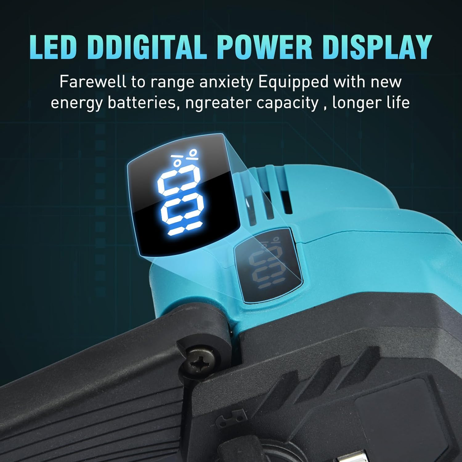 Mini Chainsaw Cordless 6-Inch Brushed 2X 2000Mah Batteries,Toolless Chain Tension Portable Power Tool for Wood Cutting, Tree Trimming, Pruning & DIY Garden Tools, Hand Saw Alternative, Camping Gear image number 4