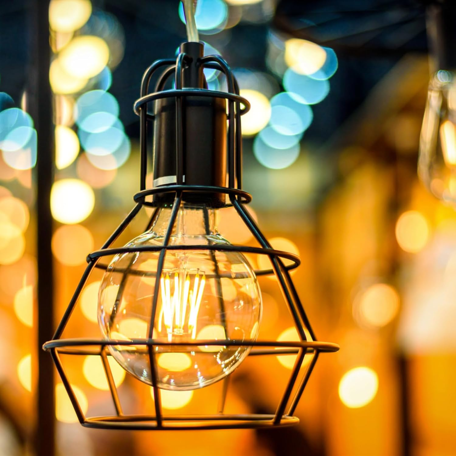 YOUDIAN Vintage Edison Bayonet Light Bulb 40W Equivalent,4W Energy Saver G80 B22 LED Bulbs Warm White 2700K,B22 Bayonet Cap Edison Retro Style LED Decorative Light Bulb,220V,Pack of 2 image number 5