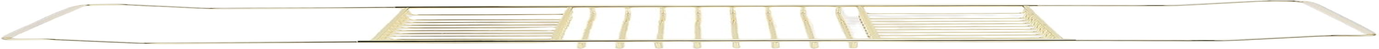 Viagasafamido Bathtub Tray, Stainless Steel and Expandable Shower Tub Caddy Tray, Adjustable Design 25 to 38.4In for Elegant Bath Experience (Gold) - Gold image number 6