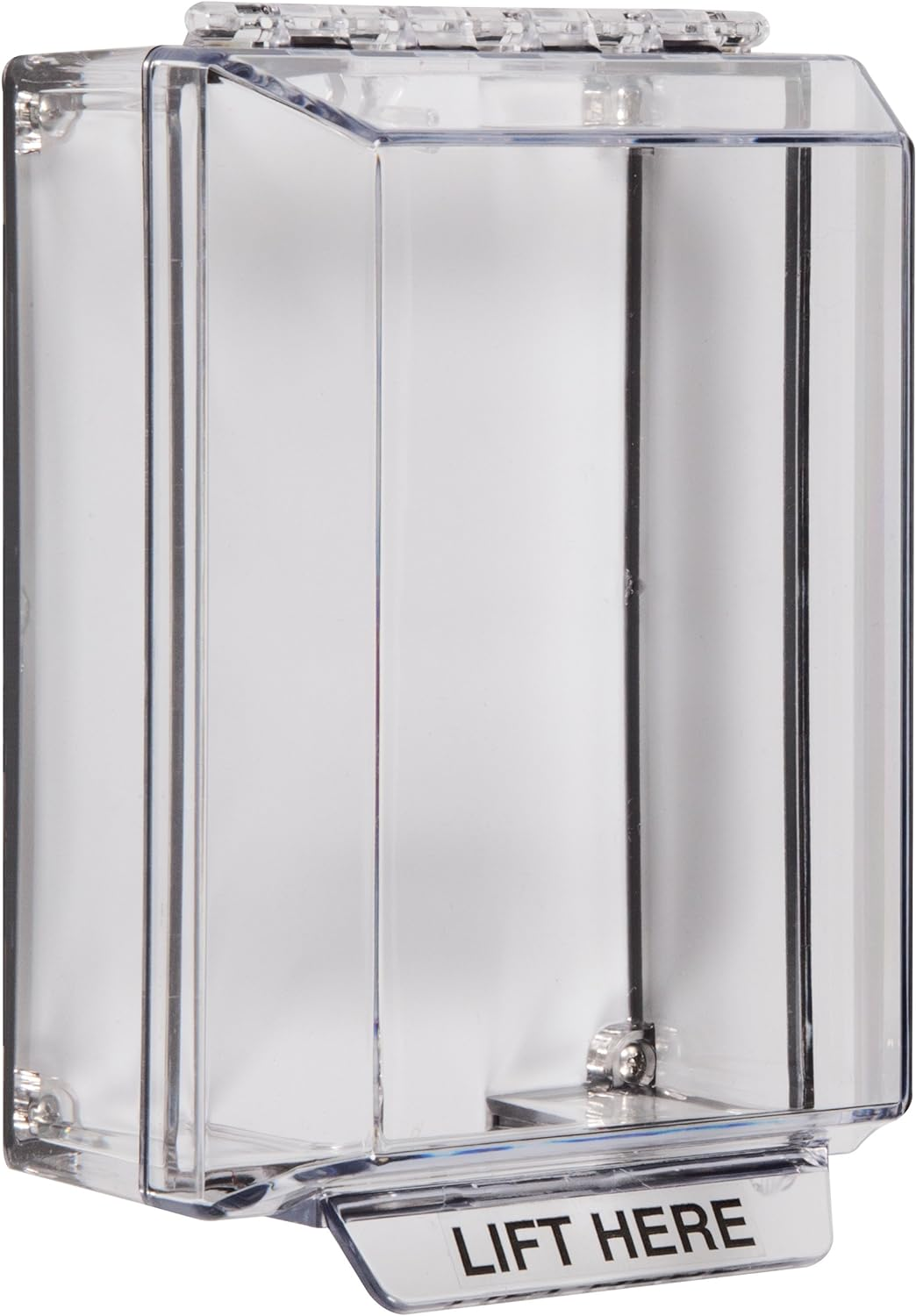 Safety Technology International, Inc. STI-14200NC Universal Stopper&reg; Low Profile with Surface Mount with Conduit Knockouts, Indoor/Outdoor Clear Multi Purpose Protective Polycarbonate Cover