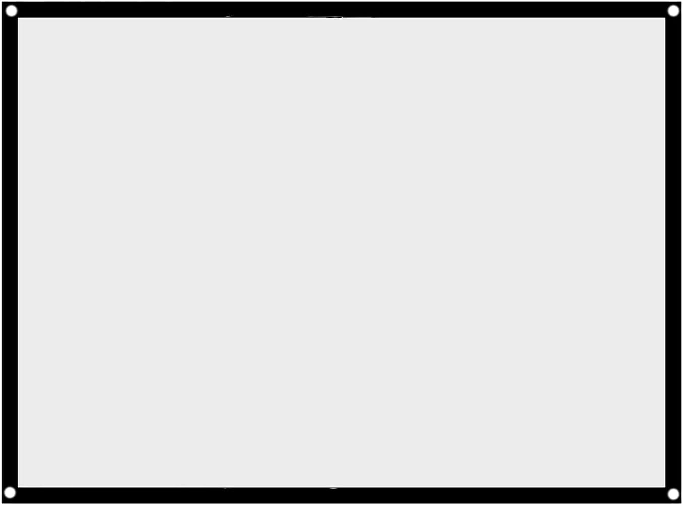 Video Projection Screen,72Inch 4:3 Portable Projector Screen,Foldable Outdoor Projector Screen for Home Theater Outdoor Indoor (Denash4Ot2Amy07X-02) image number 1