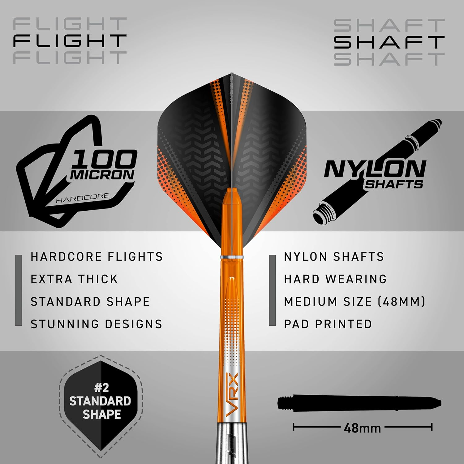 RED DRAGON Amberjack 24G, 26G, 28G or 30G Tungsten Darts Set with Flights and Stems image number 1