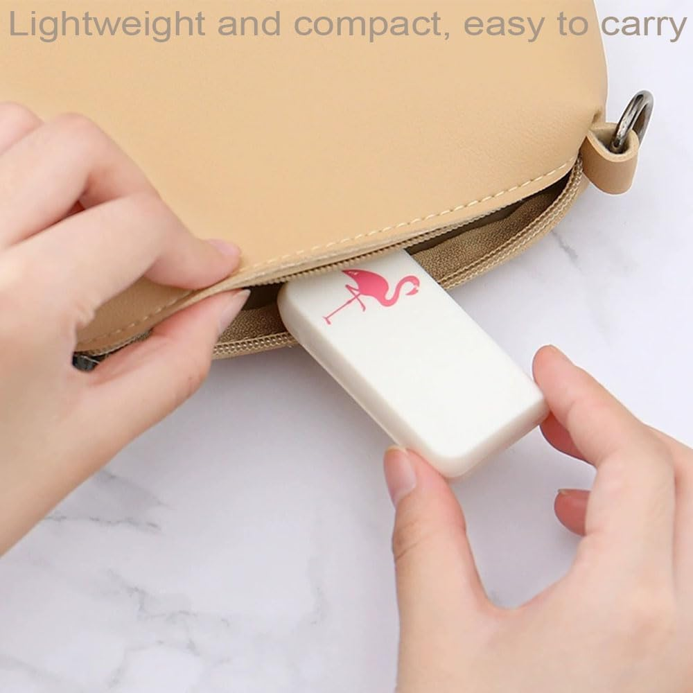 3 Pack Daily Pill Organizer, 3 Compartments Portable Pill Case Travel Pill Organizer,Pill Box for Purse Pocket to Hold Vitamins,Cod Liver Oil,Supplements and Medication image number 5