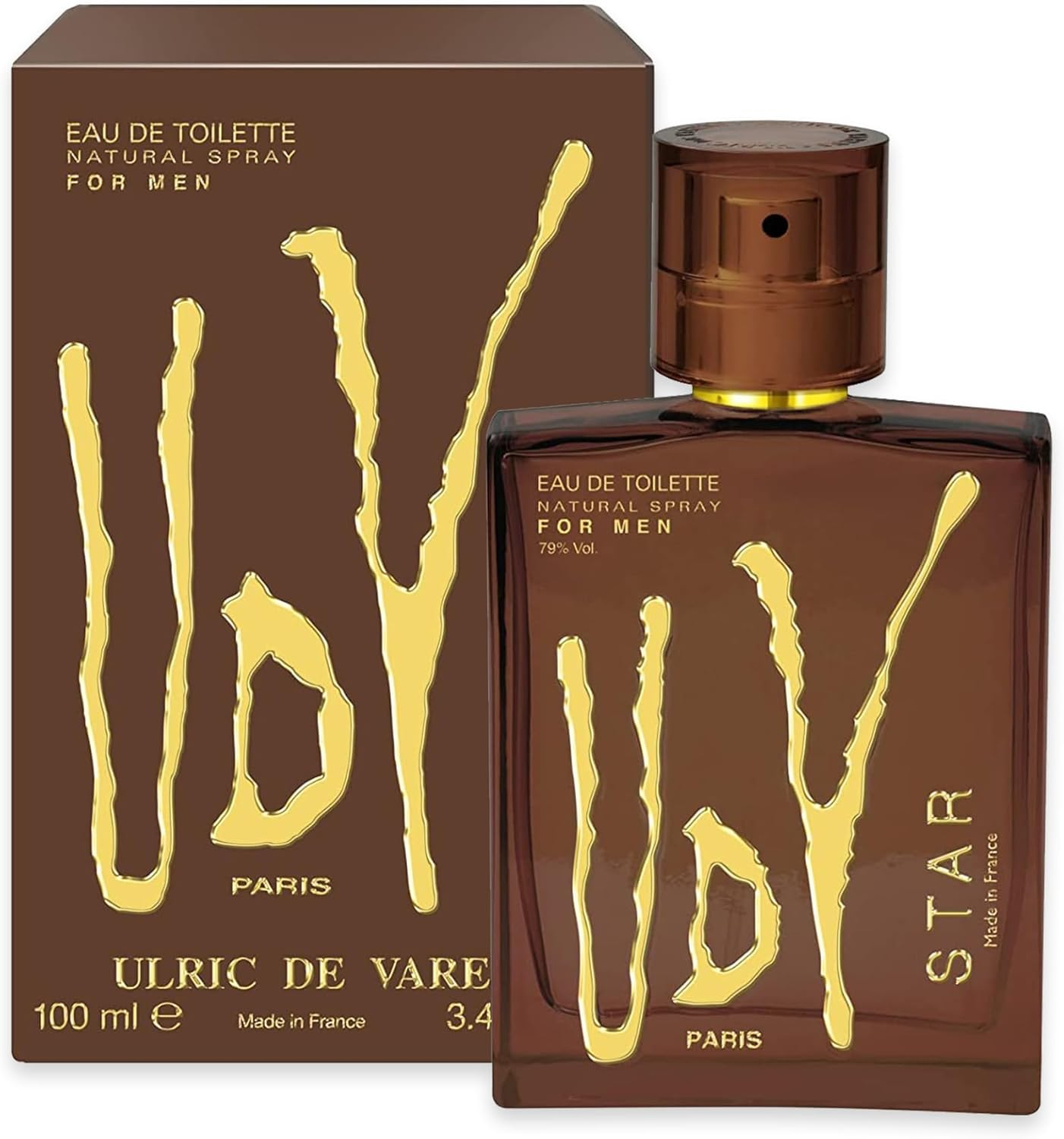 Ulric De Varens Star Eau De Toilette Spray for Men, Aromatic, 100 Ml image number 3