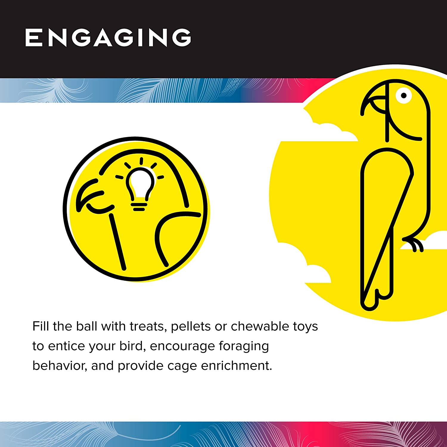 Creative Foraging Buffet Ball (3" Fillable Ball)