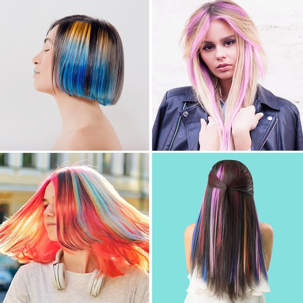 2Pcs Silicone Salon with Crochet Highlight Cap for Dying Hair Flexible Women Men(Color:Transparent White) image number 5