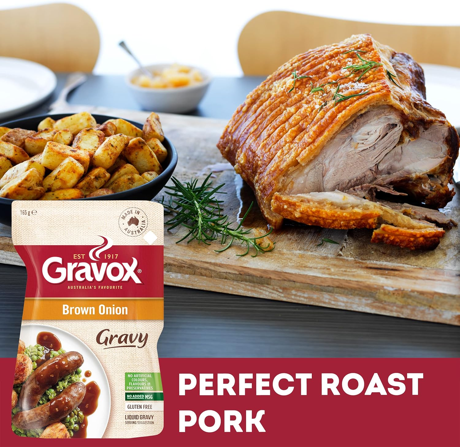 Gravox Brown Onion Gravy Pouch Liquid Pouch for Gravy and Liquid Stock Instant Gravy 165G image number 4