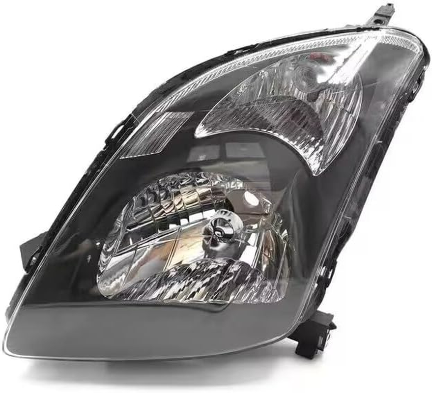 Headlight Lamp Compatible with Suzuki Swift Hatchback RS415 RS416 2005 2006 2007 2008 2009 2010 Right Driver and Left Passenger Side Black Headlamp Front Lights image number 3