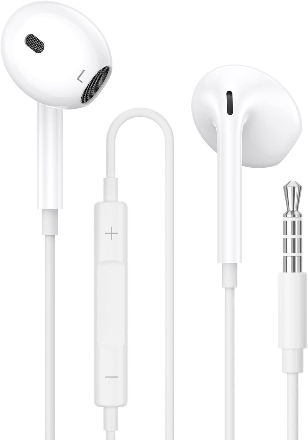 Ohuhu Wired In-Ear Headphones with 3.5 Mm Jack Connection, Hifi Stereo Earphones with Noise Isolation, Microphone and Volume Control for Iphone, I-Pad, S-Amsung,H-Uawei,A-Ndroid-T-Tablets, MP3/MP4 image number 6