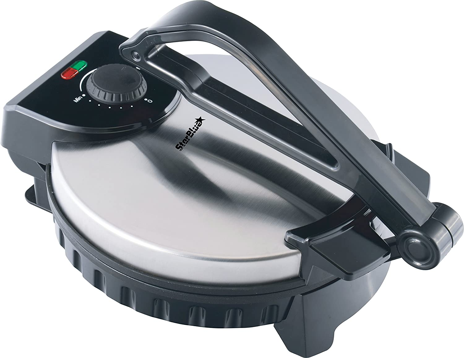 10Inch Roti Maker by Starblue with FREE Roti Warmer - the Automatic Non-Stick Electric Machine to Make Chapati, Tortilla, AC 220-240V 50/60Hz 1200W, UK Plug, AU Adapter Included image number 4