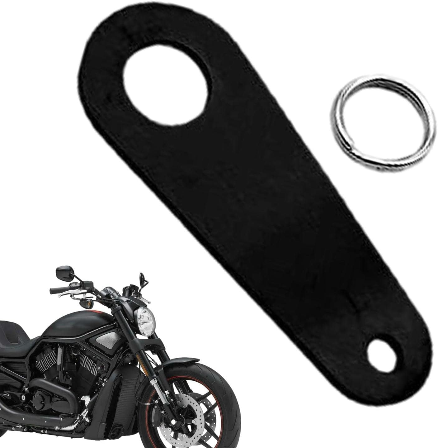 Motor Bell Hangers and Split Rings - Bells Accessory and Key Chain for Luck Motorcycle Accessories | Motorcycle Accessories Fits for Any Bells
