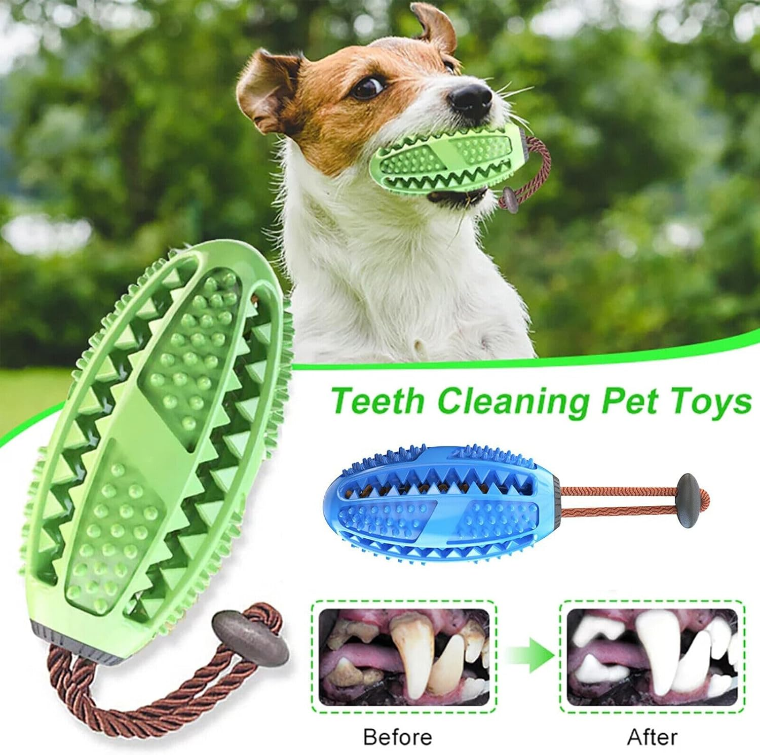 Dog Puzzle Toy, Interactive Dog Toys for Treat Dispensing, Puppy Toys for Teething Dogs, Dog Treat Ball for Teeth Slow Feeder IQ Training Playing - Dog Chew Toys for Aggressive Chewers (Pink) image number 1