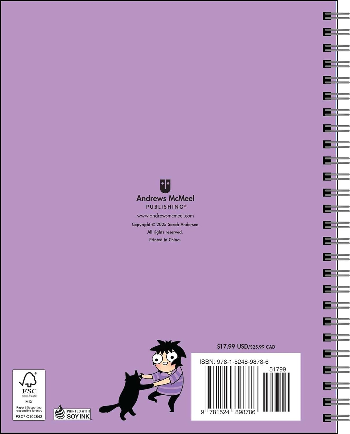 Sarah'S Scribbles 12-Month 2026 Monthly/Weekly Planner Calendar image number 4