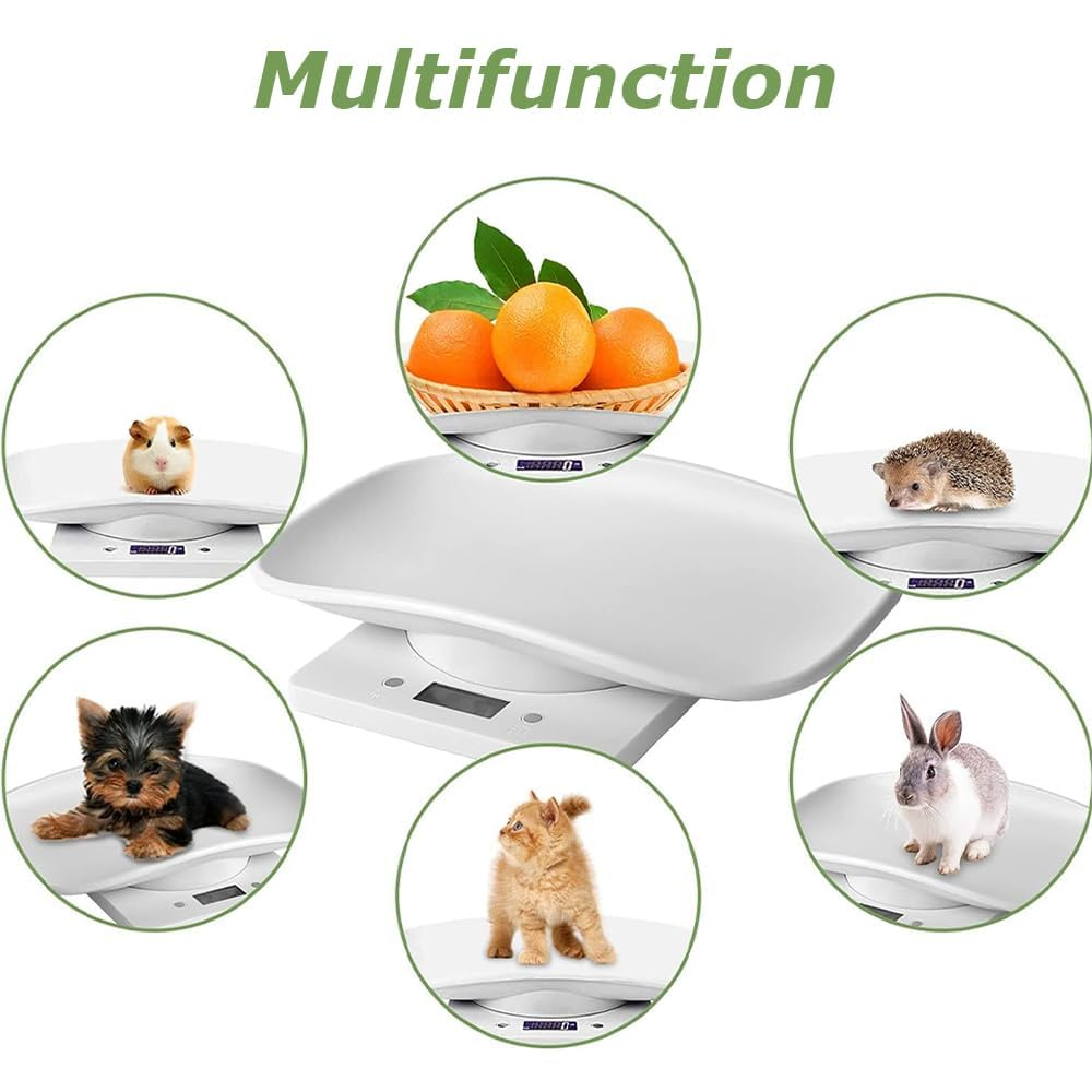 Pet Scale, Household Animal Balance, Multifunction Electronic Dog Scales, Measure Accurately Weight Steelyard, Kitchen Weigher for Small Dogs, Cats, Crawl Pet image number 6