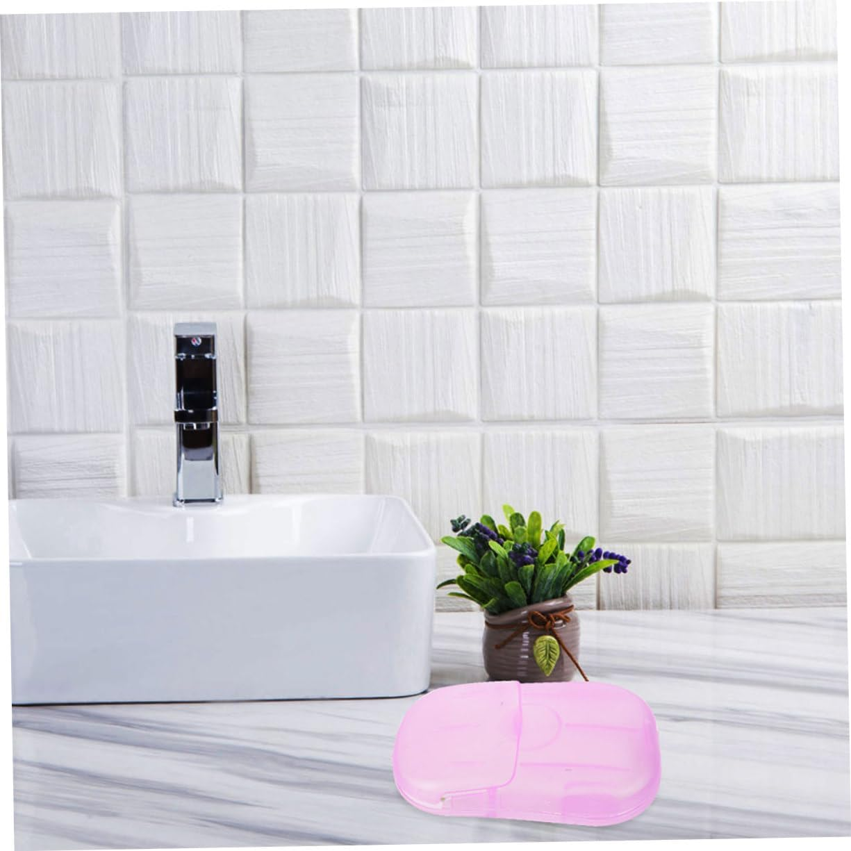 GAROZATION Portable Travel Soap Sheets for Hand Washing Lightweight Soap Slices for Outdoor Adventures and Boys and Girls for Camping Public Restrooms and Hygiene the Go image number 1