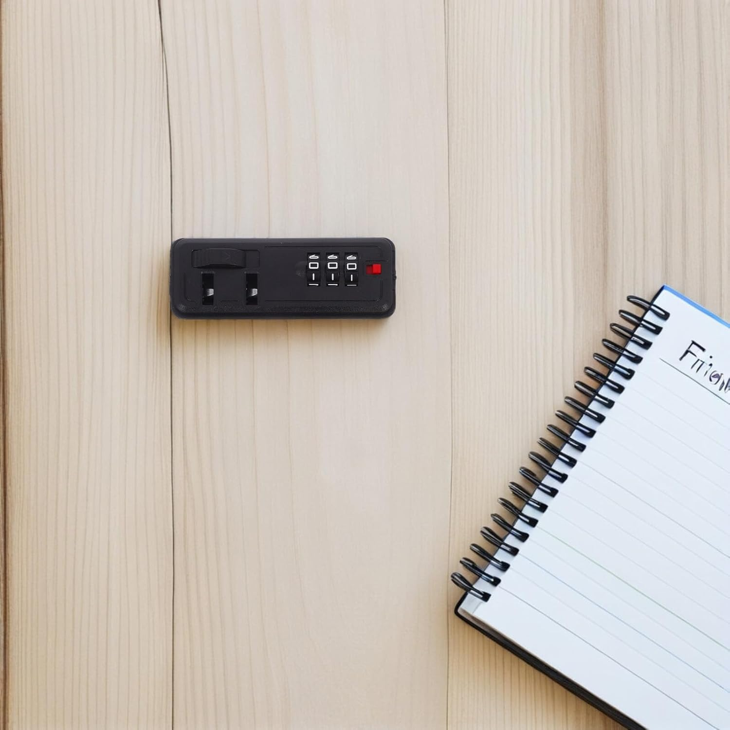 FINISPERSOO Self-Setting Combination Lock for Suitcases Flush Mount Travel Lock Digit DIY Password Reset Quick Release for Hard Case Essentials