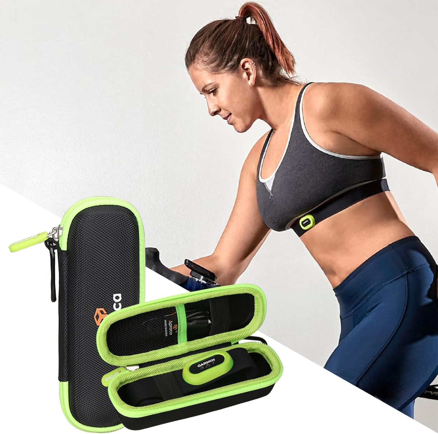 Aproca Hard Travel Storage Carrying Case, for Garmin Hrm-Pro/Hrm-Tri Heart Rate Monitor