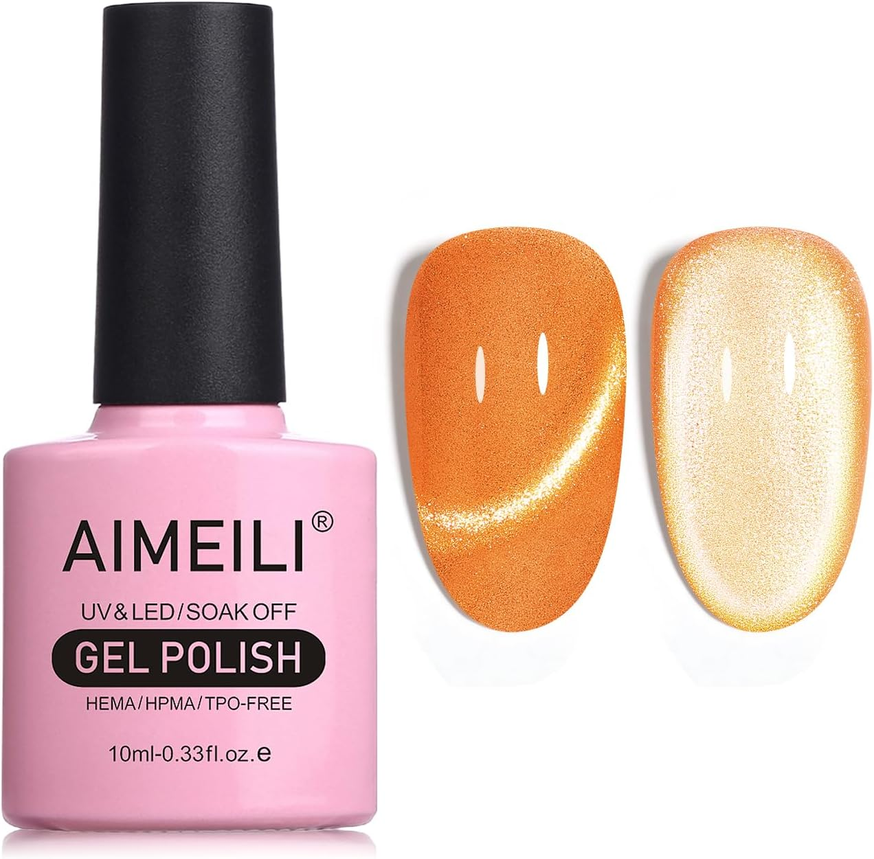 AIMEILI Cat Eye Gel Nail Polish Soak off U V LED Hema Free Cruelty Free Vegan Gel Polish Colors for Nail Art DIY Gel Nail Manicure 742