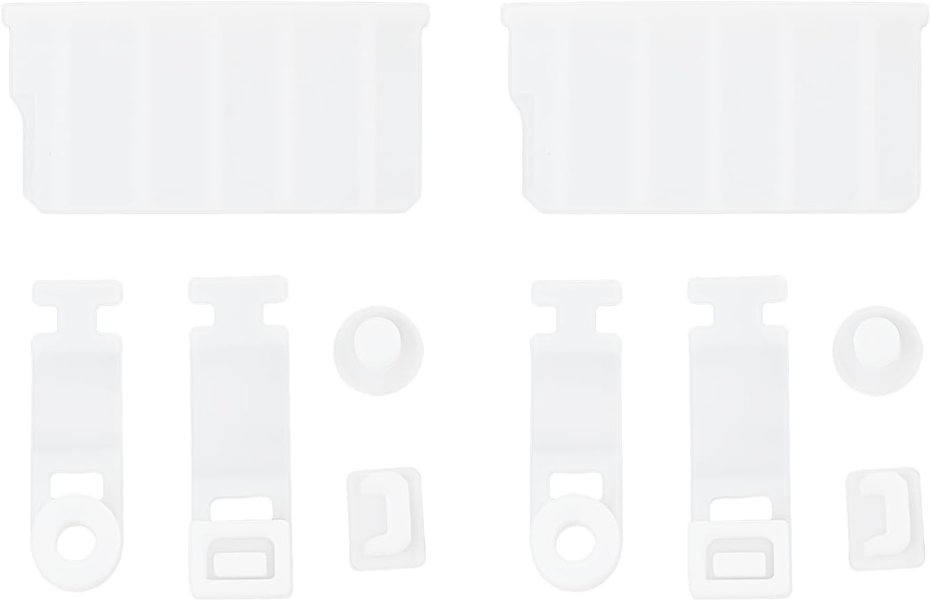 LT Easiyl 2 Sets Game Console Card Slot Silicone Plug Compatible with New 3DS 3DSLL XL 3DS 2DS Black