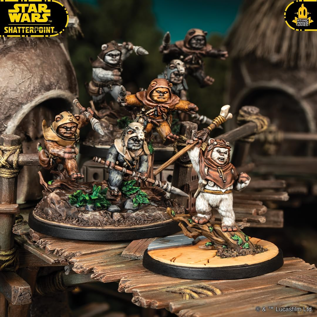 Atomic Mass Games Star Wars: Shatterpoint - Ee Chee Wa Maa! Squad Pack Tabletop Miniatures Game image number 3
