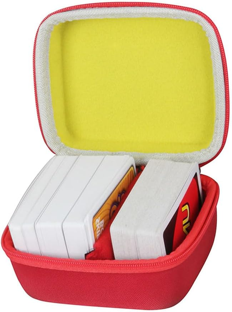 Adada Hard Travel Case for Skip BO + UNO Card Game/Skip BO + Phase 10 Card Game.Fits up to 300 Cards.Not Including Cards (Black)