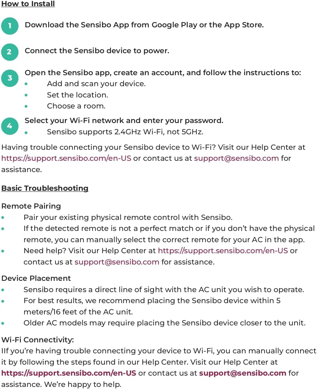 Sensibo Sky, Smart Home Air Conditioner System - Quick & Easy Installation. Maintains Comfort with Energy Efficient App - Automatic On/Off. Wifi, Google, Alexa and Siri. (White) - Storm Grey image number 6