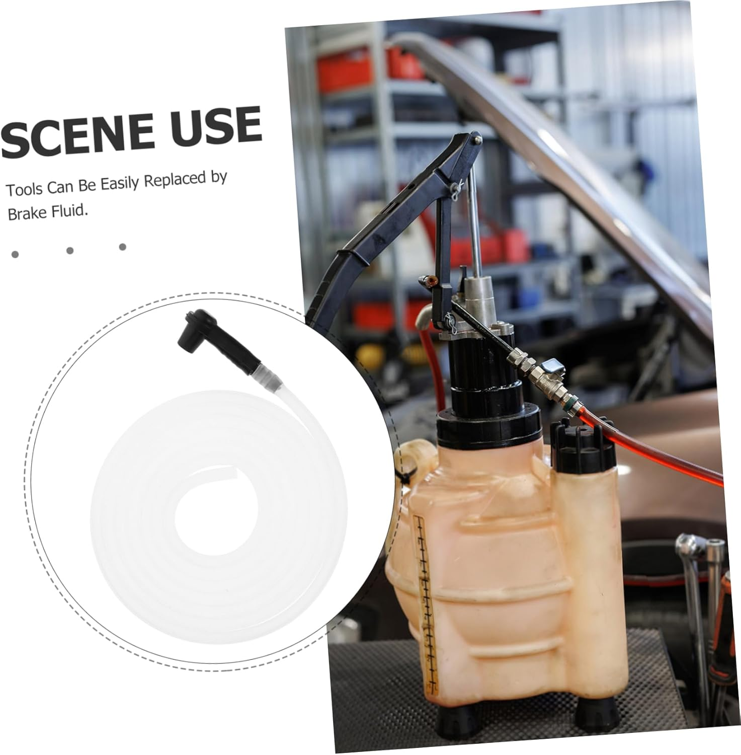 ELAYARD Brake Oil Change Tool Hose Connector Automotive Brake Parts Quick Oil Bleeder for Car Replacement image number 4