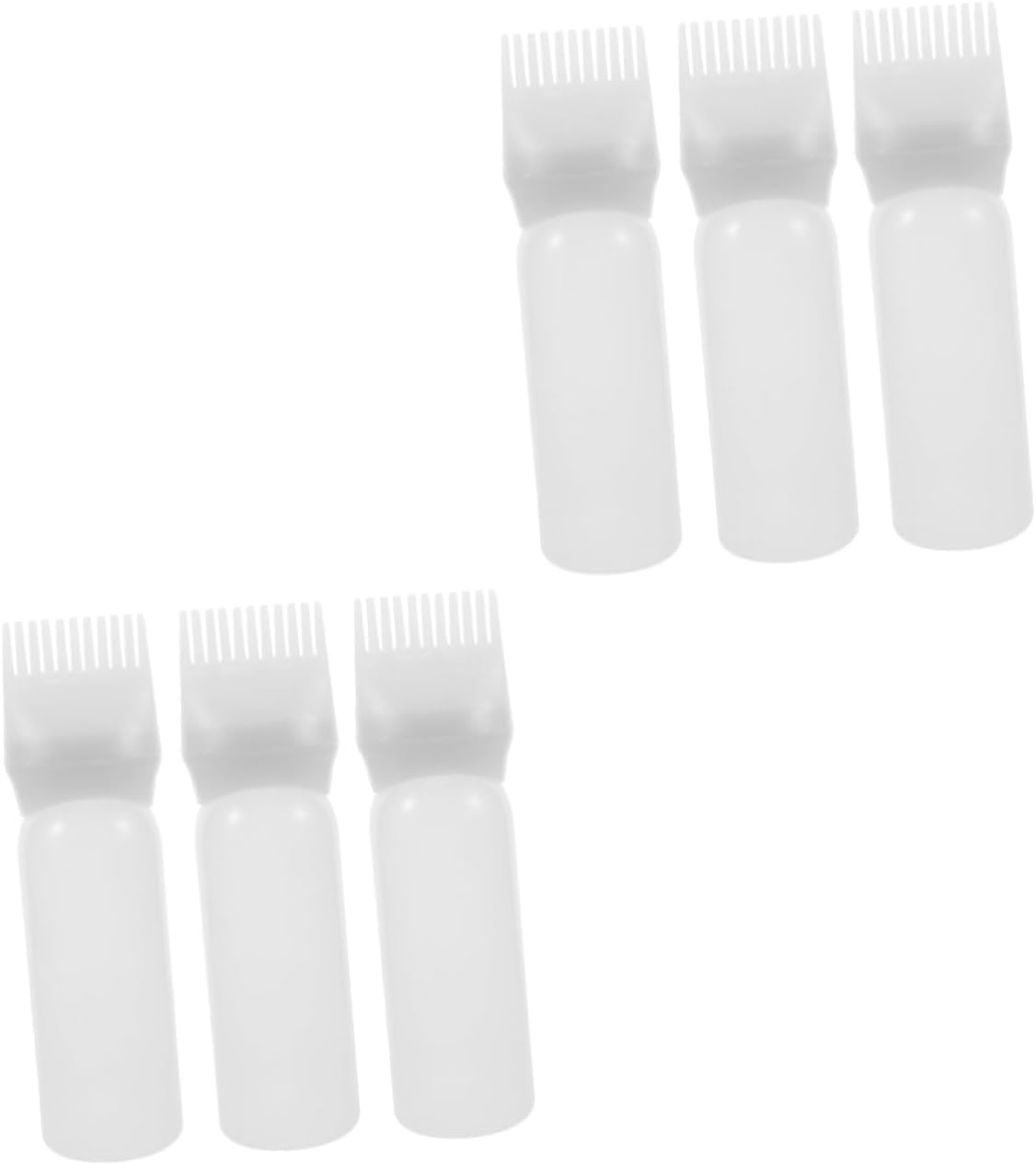 9 Pcs Medicine Hair Dye Applicator Set - Bottles, Brush, Shampoo, Color Oil, Root Comb, Plastic Comb for Hair Growth