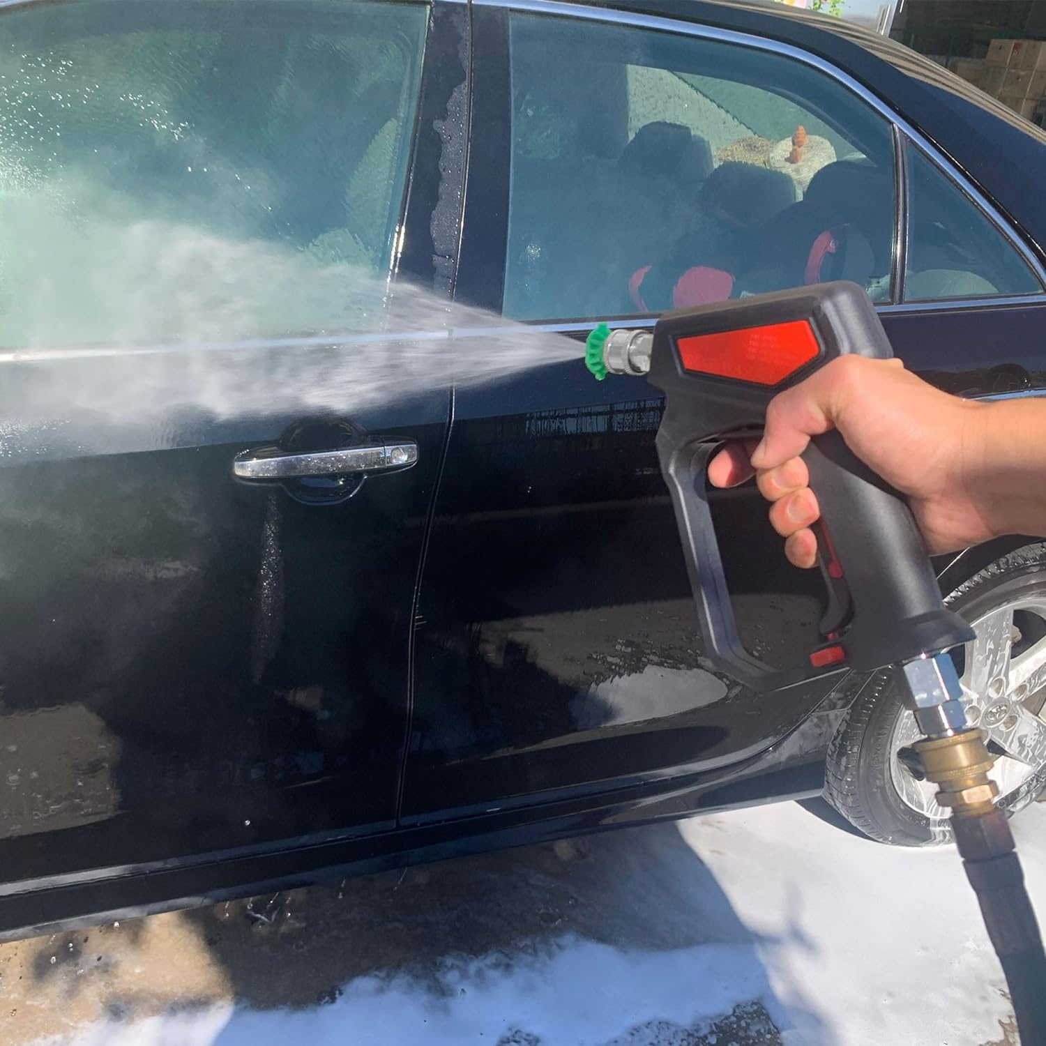 RIDGE WASHER Pressure Washer Gun 5000 PSI, 12 GPM, High Pressure Spray Gun with 1/4" Quick Connector, 3/8'' Quick Connect, M22-14Mm and M22-15Mm Fitting image number 1